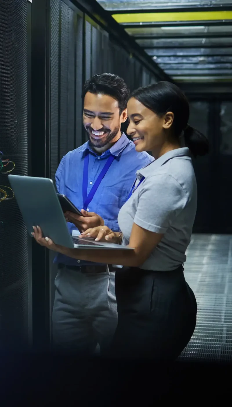 server-room-laptop-technician-people-software-management-system-upgrade-cyber-security-teamwork-data-center-engineer-programmer-employees-information-technology-programming